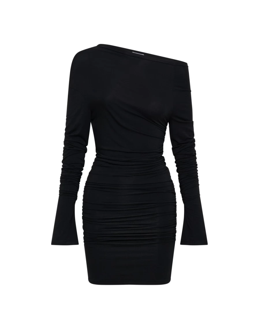 SNDYS Women's Nyah Black Dress - Elegant & Stylish Party Wear